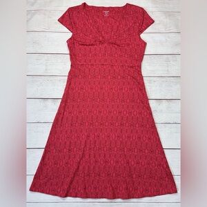 Toad&Co Red Patterned Dress